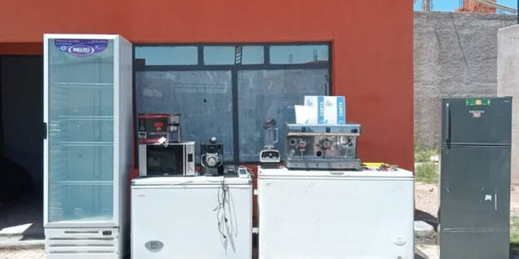 Recuperaron lo robado de un restobar de Potrero de los Funes