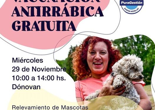 Harán un relevamiento de mascotas casa por casa en Dónovan