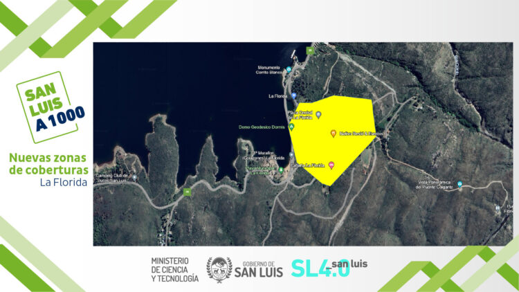 San Luis a Mil: Nuevas zonas de cobertura en San Luis, Donovan y La Florida