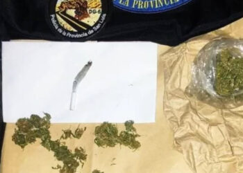 El Volcán: detuvieron a un hombre que transportaba droga en un vehículo