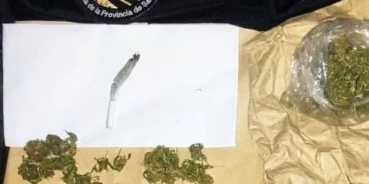 El Volcán: detuvieron a un hombre que transportaba droga en un vehículo