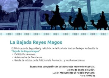 Llegan los Reyes Magos al Monumento del Pueblo Puntano