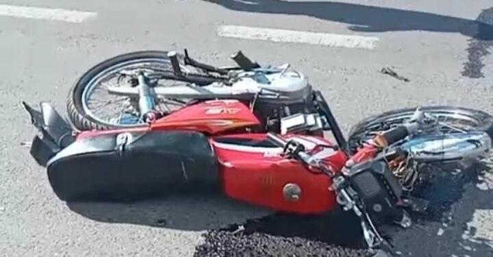 Accidente vial en la Autopista Santos Ortíz