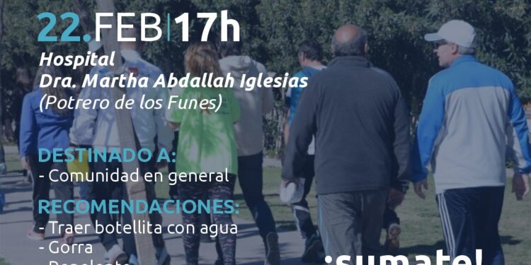 Potrero de los Funes se pone en movimiento con ‘Pasitos Saludables’