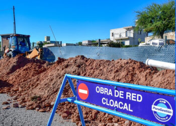 Avanza la ampliación de la red cloacal