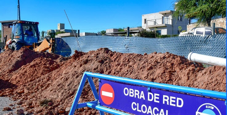 Avanza la ampliación de la red cloacal