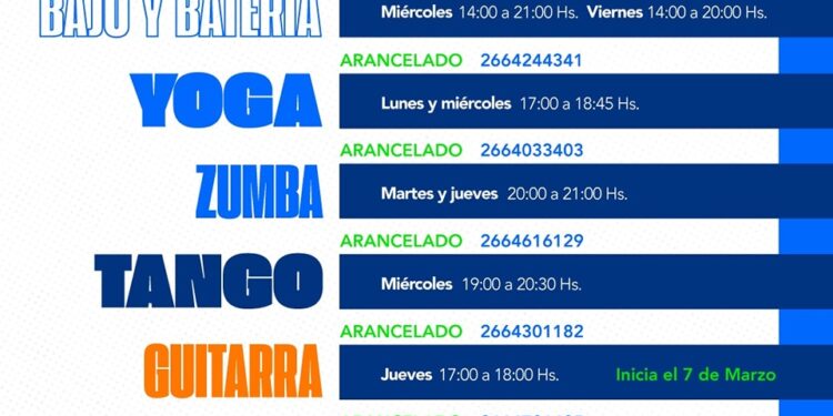 El municipio de Juana Koslay informó sobre los nuevos talleres