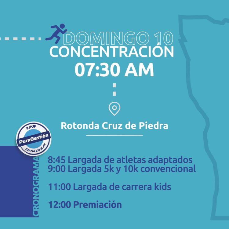 Información importante para los atletas que correrán 10k San Luis se activa