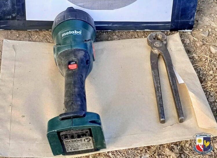 La Policía recuperó elementos que habían sido sustraídos de una propiedad en Juana Koslay