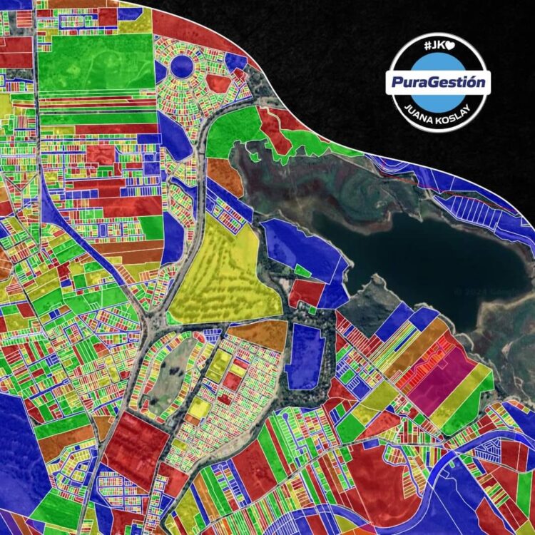 El municipio conformó un mapa térmico de deuda por terrenos