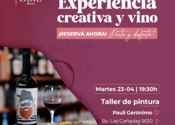 ¡Una experiencia creativa única de pintura y vino!