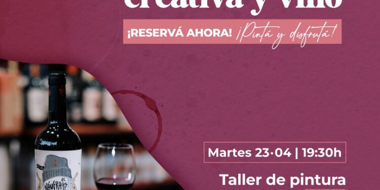 ¡Una experiencia creativa única de pintura y vino!