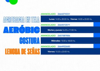 En Juana Koslay tenés varios talleres para la comunidad