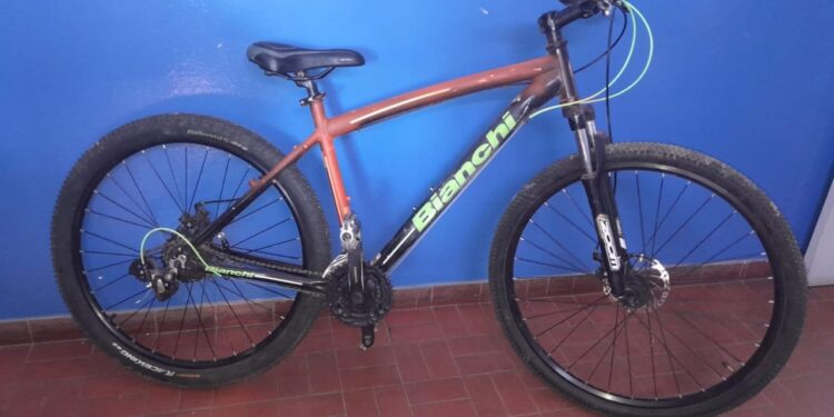 La Policía recuperó una bicicleta que había sido robada en un comercio de Juana Koslay