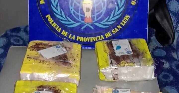 EDIRO: incautan droga valuada en más de 28 millones de pesos en un colectivo de larga distancia