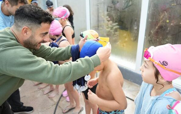 Los nadadores de El Volcán debutaron en el Campeonato Provincial de Natación