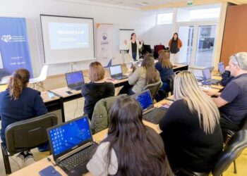 Personal de la municipalidad de Juana Koslay realizó una capacitación en la Universidad de La Punta,.