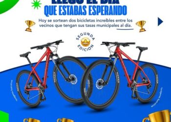 Hoy se sortean las dos bicis entre los vecinos que estén al día con las tasas e impuestos de Juana Koslay