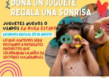 El Rotary Club recepciona juguetes para regalar en el mes de la niñez.