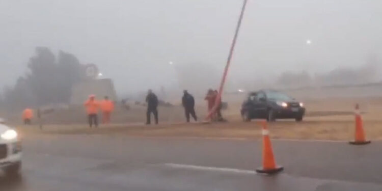 Accidente en Autopista Los Puquios y Avda. Santos Ortiz