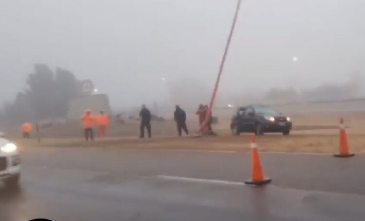 Accidente en Autopista Los Puquios y Avda. Santos Ortiz