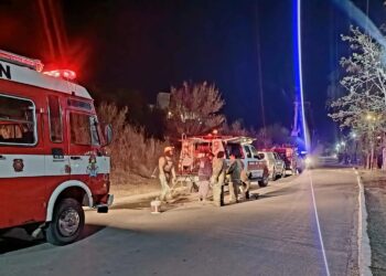 Bomberos Voluntarios controlaron un incendio en El Volcán