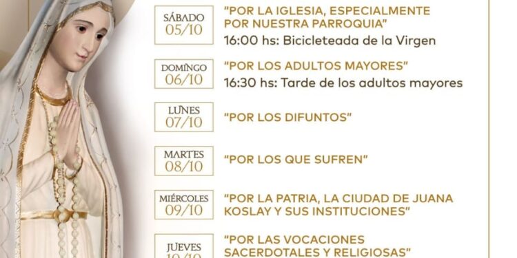 Novena en honor a Nuestra Madre en Juana Koslay