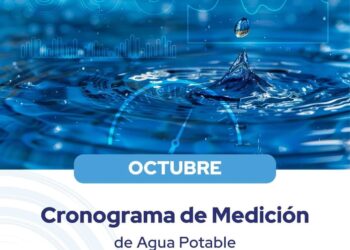 Cronograma de medición de agua potable