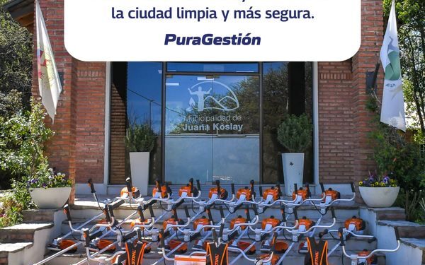 El municipio incorporó 20 nuevas desmalezadoras