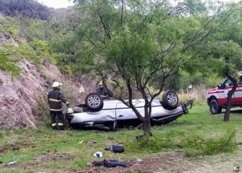 Vuelco en la Aguada de Pueyrredón