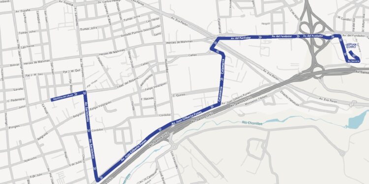 Cambio de recorridos en el transporte interurbano por el aniversario de la Policía provincial