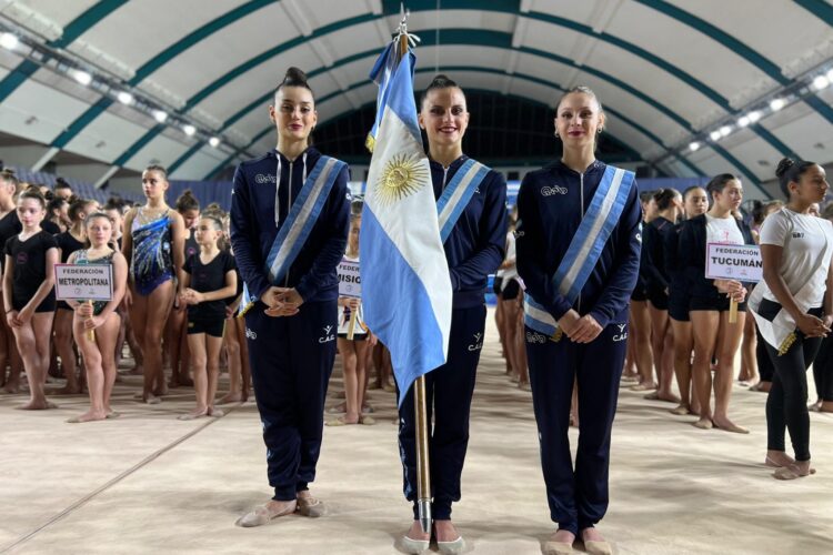Ya está en marcha el Campeonato Nacional de Gimnasia Rítmica en el ‘Ave Fénix’