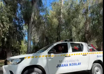 El municipio de Juana Koslay adquirió una nueva camioneta de monitoreo