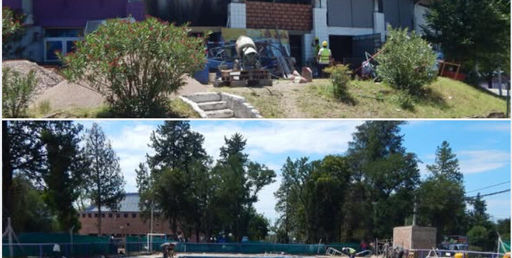 Renuevan la pileta del Ave Fénix y realizan mejoras edilicias en el complejo deportivo