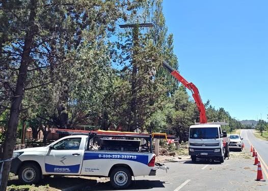 Trabajos de EDESAL en Juana Koslay