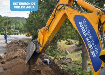 Extienden la red de agua potable