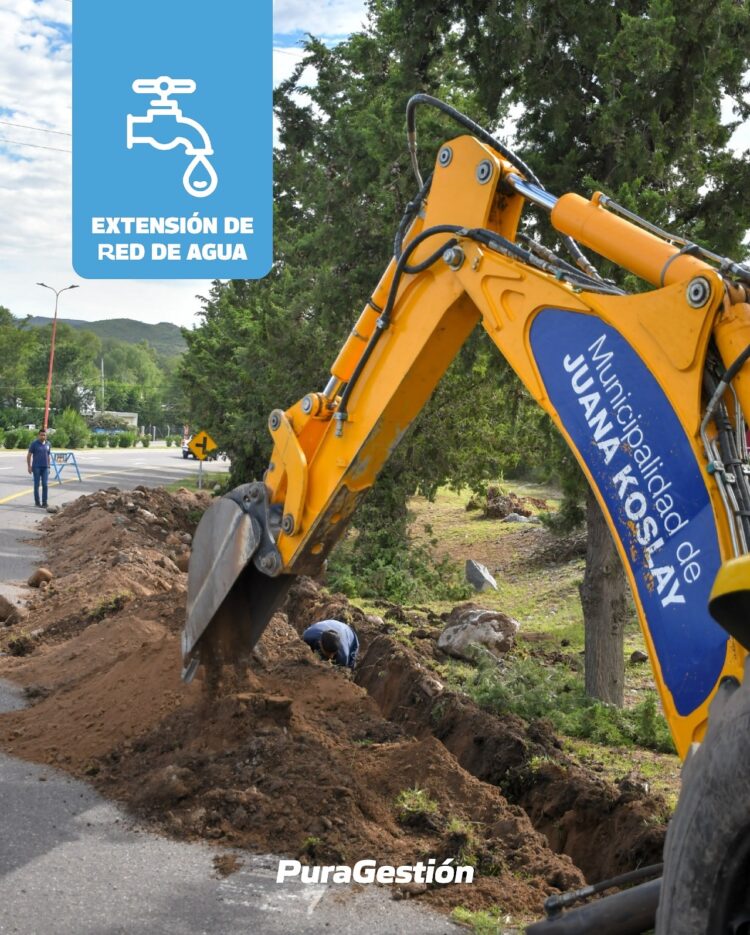 Extienden la red de agua potable