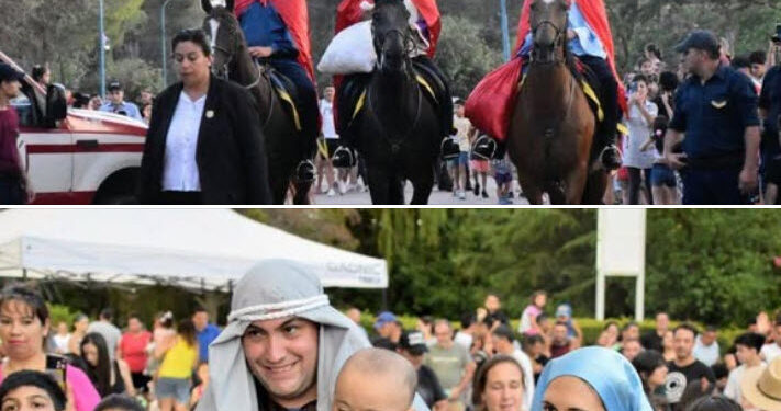 Los Reyes Magos llegan al Monumento al Pueblo Puntano de la Independencia