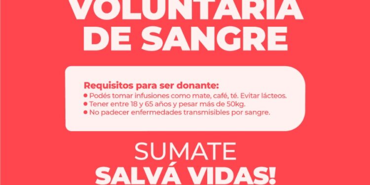 El Hospital Central ‘Dr Ramón Carrillo’ convocó a una colecta de sangre