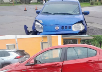 Tres personas resultaron lesionadas tras un choque entre dos vehículos