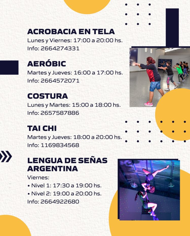 Talleres en la Escuela de Oficios