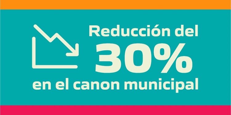 Juana Koslay mantiene la reducción en el canon para comercios e industrias