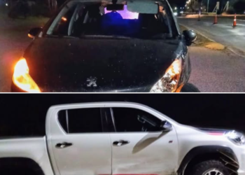 Un joven dio positivo en el alcotest luego de un choque entre una camioneta y un auto en la avenida José Santos Ortiz