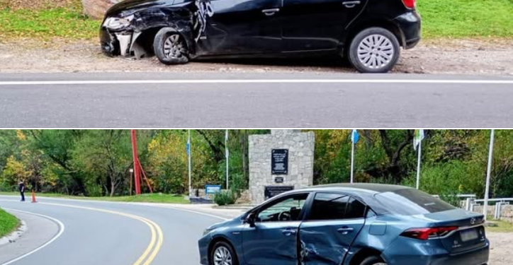 Potrero de los Funes: cuatro personas resultaron lesionadas por el choque entre dos autos en la ruta provincial 18
