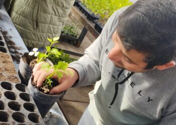 Alumnos del Centro de Día ‘La Esperanza’ visitaron la Granja Productiva