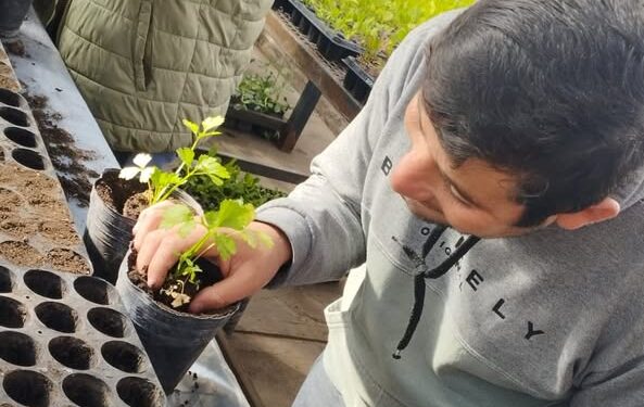 Alumnos del Centro de Día ‘La Esperanza’ visitaron la Granja Productiva