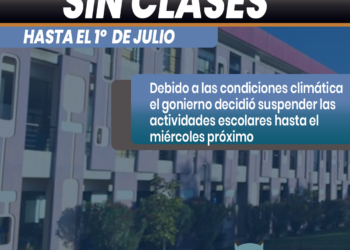 Se suspenden las clases este lunes por la tarde y durante toda la jornada del martes