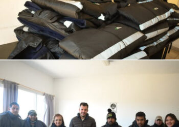 Entregaron equipamiento invernal para los trabajadores de la planta ‘La Metropolitana’ de Donovan