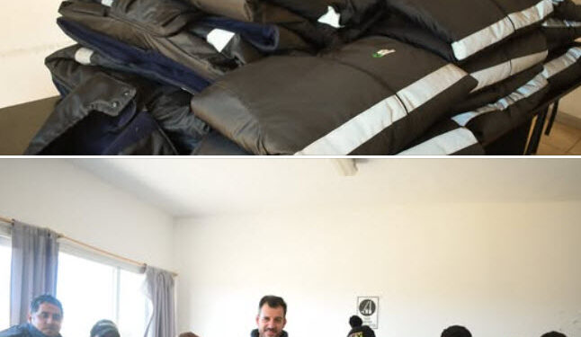 Entregaron equipamiento invernal para los trabajadores de la planta ‘La Metropolitana’ de Donovan