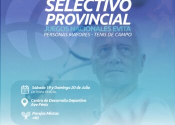 El clasificatorio a los Juegos Evita para personas mayores será en el Ave Fénix